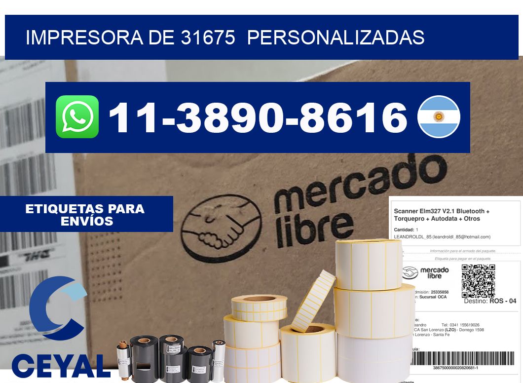 impresora de 31675  personalizadas