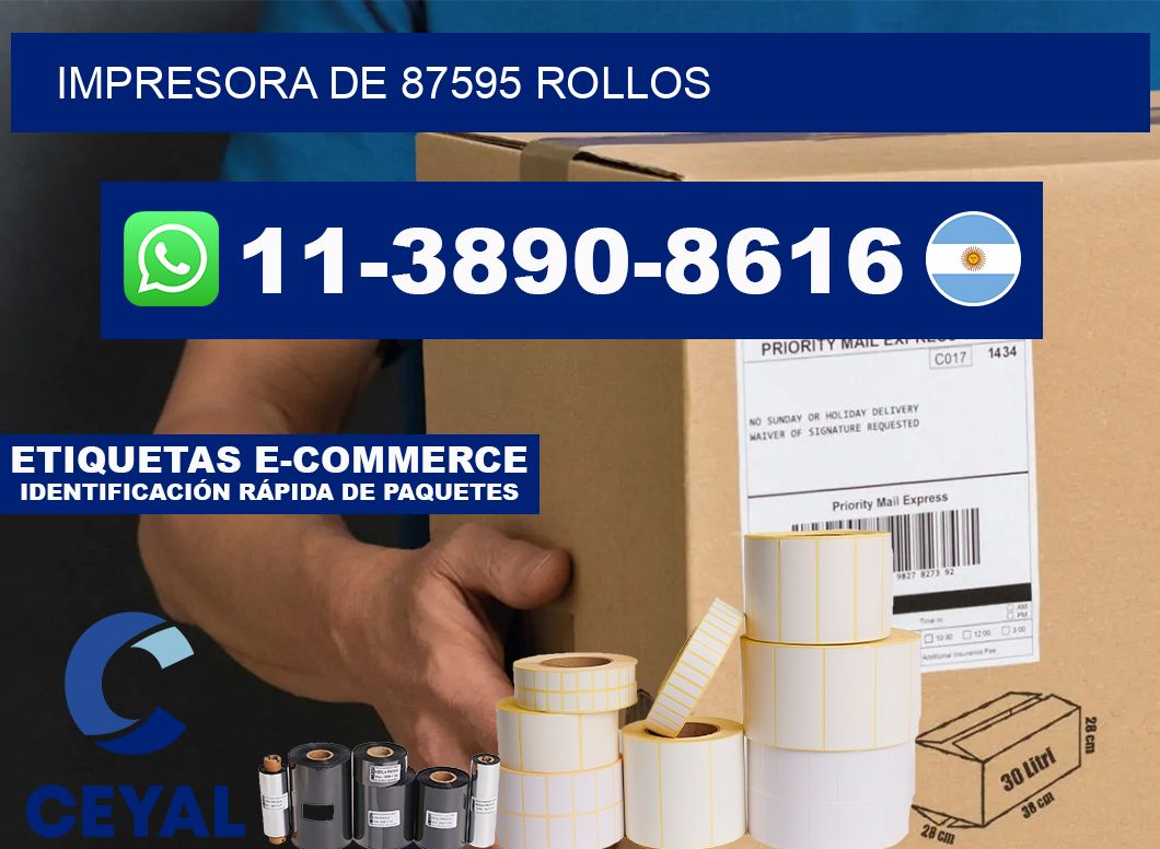 impresora de 87595 rollos