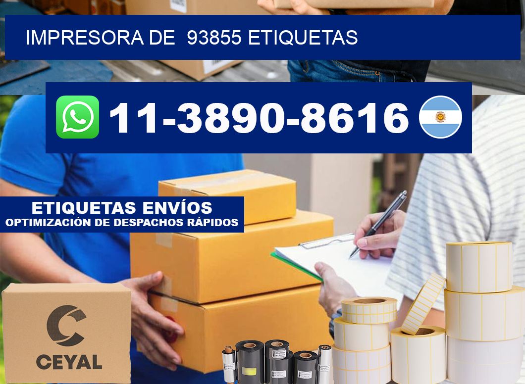 impresora de  93855 etiquetas