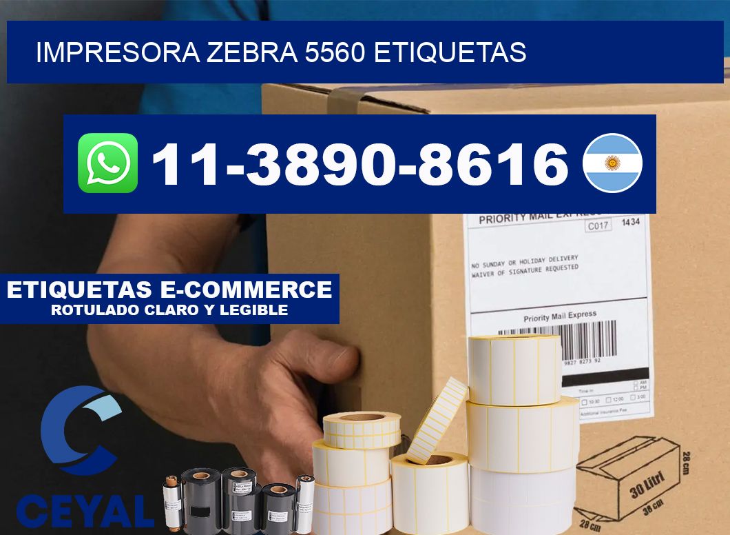 impresora zebra 5560 etiquetas
