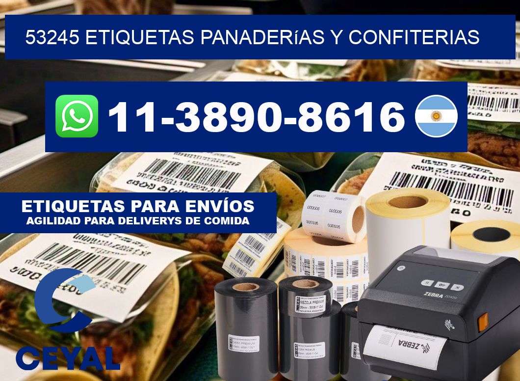 53245 etiquetas panaderías y confiterias