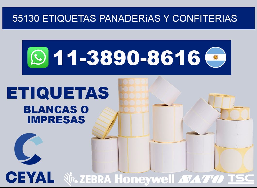 55130 etiquetas panaderías y confiterias