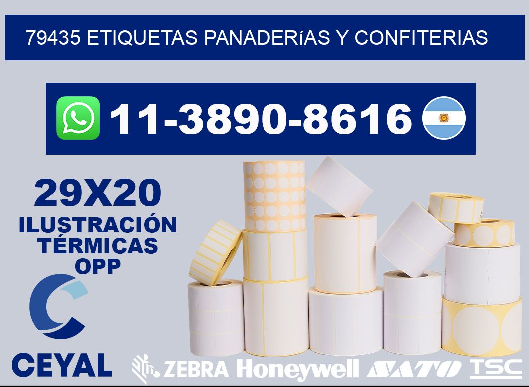 79435 etiquetas panaderías y confiterias
