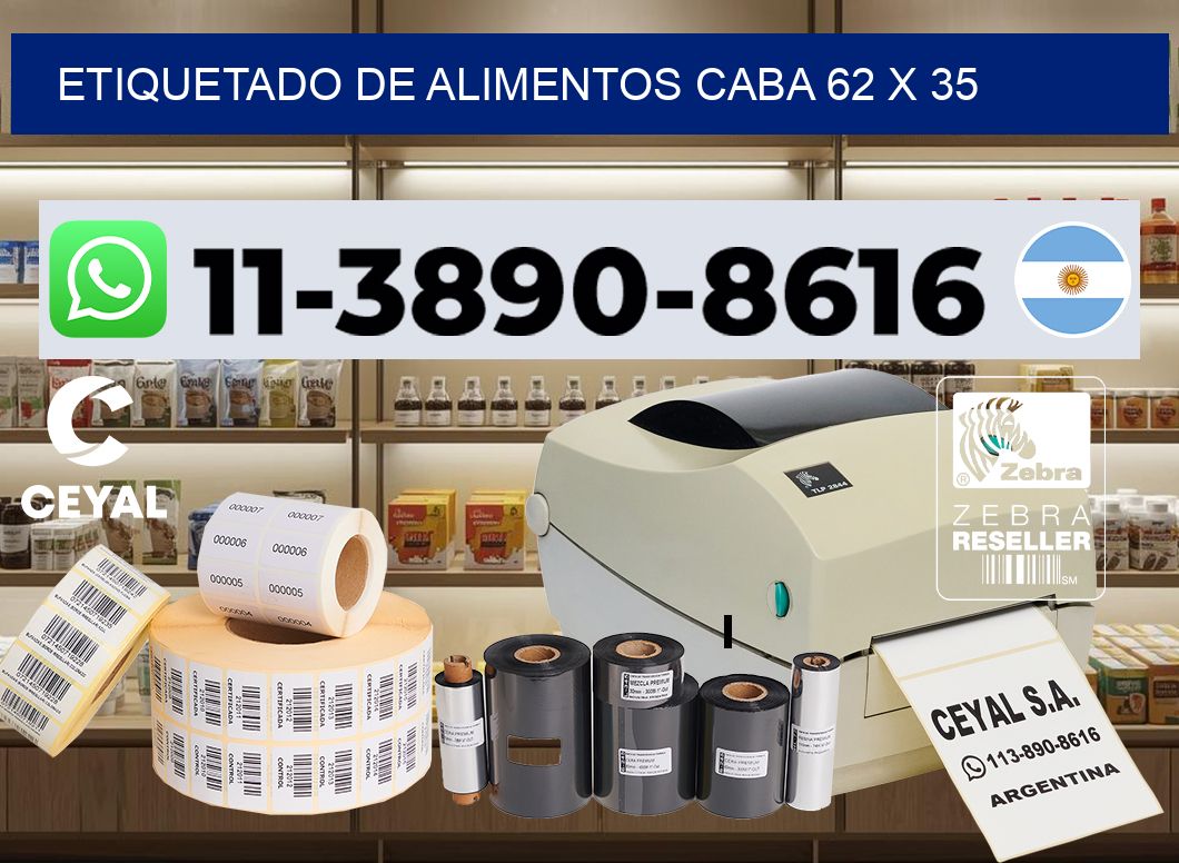 Etiquetado de alimentos caba 62 x 35
