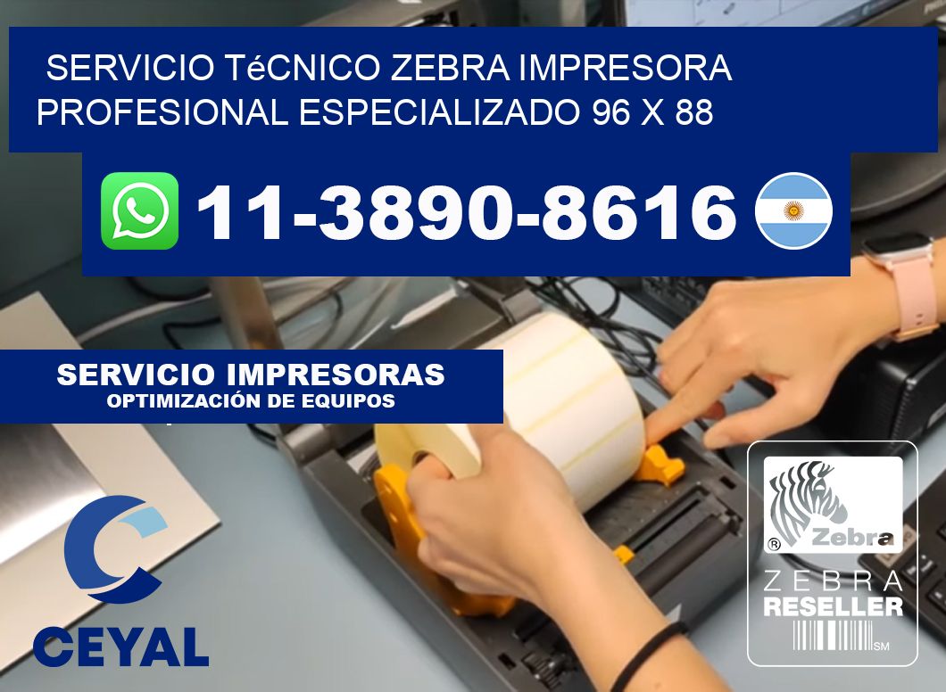 Servicio Técnico Zebra Impresora Profesional Especializado 96 x 88
