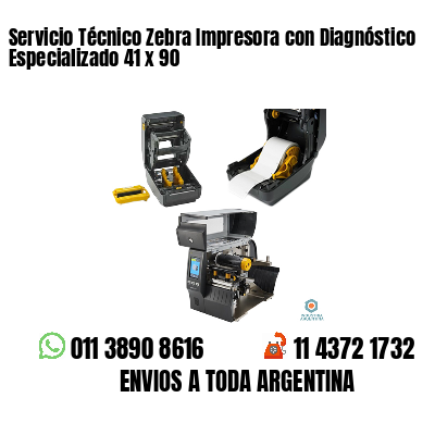 Servicio Técnico Zebra Impresora con Diagnóstico Especializado 41 x 90