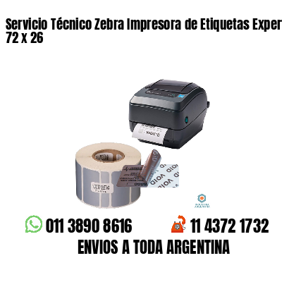 Servicio Técnico Zebra Impresora de Etiquetas Experto 72 x 26