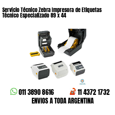 Servicio Técnico Zebra Impresora de Etiquetas Técnico Especializado 89 x 44