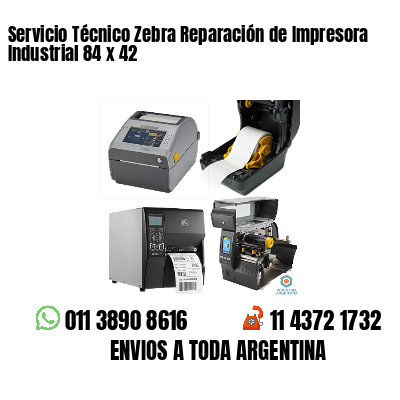 Servicio Técnico Zebra Reparación de Impresora Industrial 84 x 42