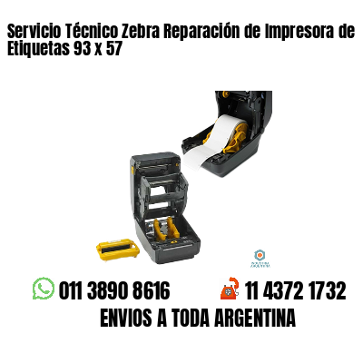 Servicio Técnico Zebra Reparación de Impresora de Etiquetas 93 x 57