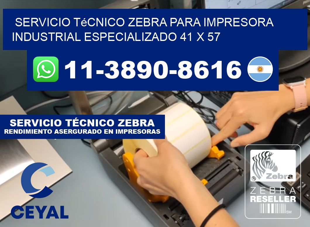 Servicio Técnico Zebra para Impresora Industrial Especializado 41 x 57