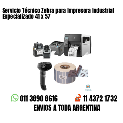 Servicio Técnico Zebra para Impresora Industrial Especializado 41 x 57