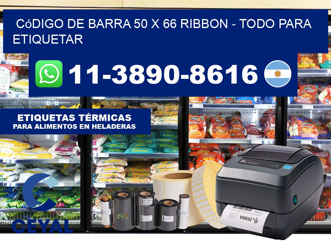 código de barra 50 x 66 ribbon – Todo para Etiquetar