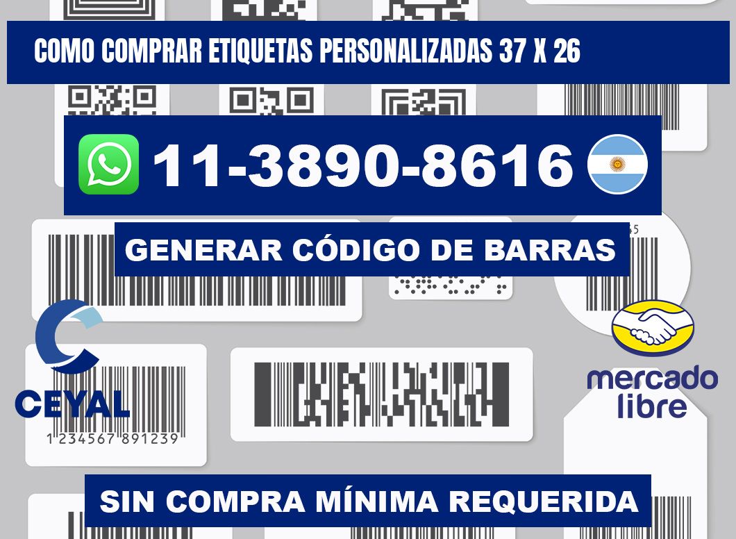 como comprar etiquetas personalizadas 37 x 26
