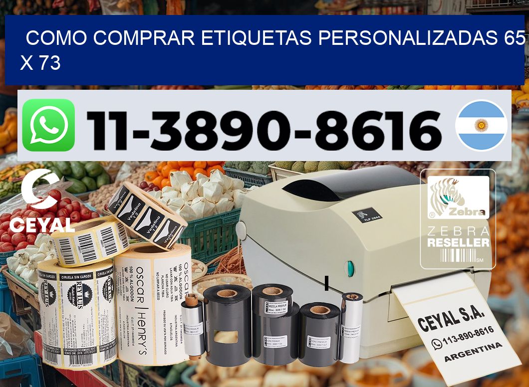 como comprar etiquetas personalizadas 65 x 73