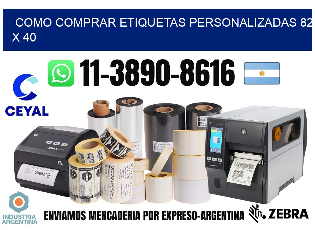 como comprar etiquetas personalizadas 82 x 40