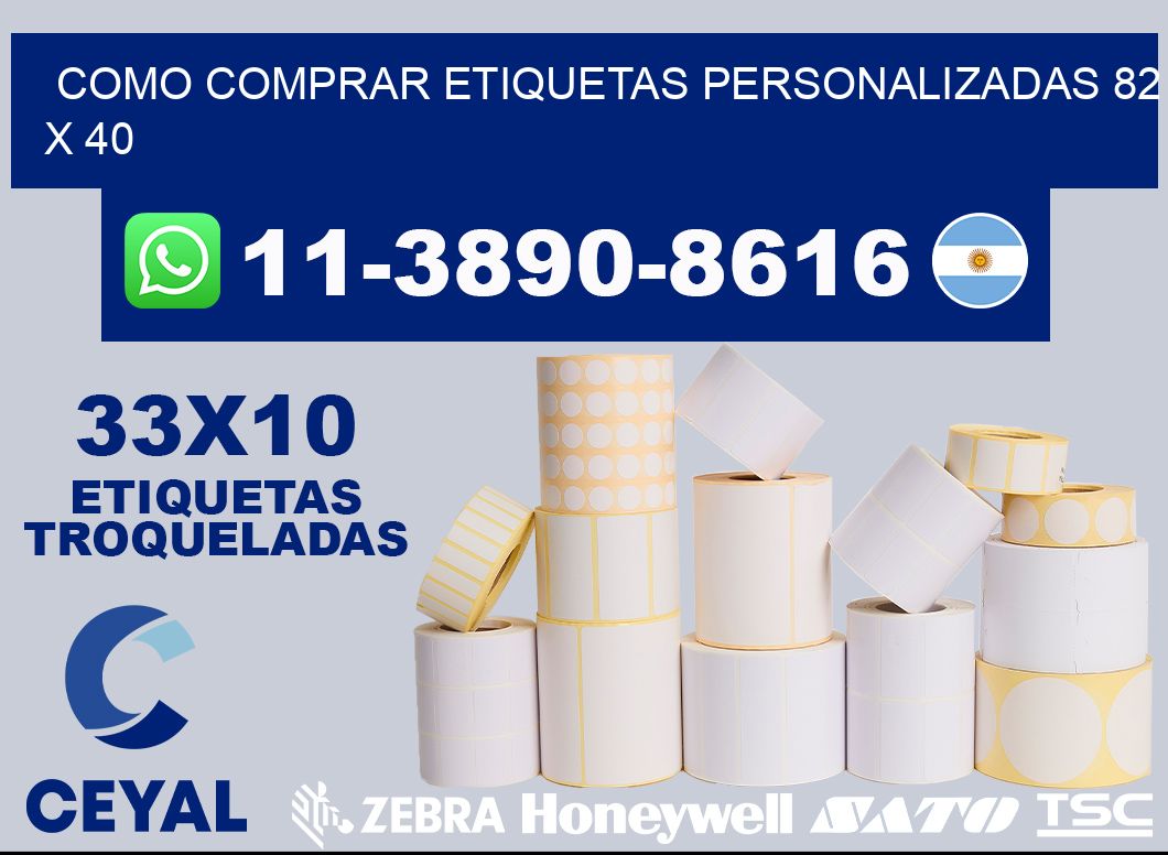 como comprar etiquetas personalizadas 82 x 40