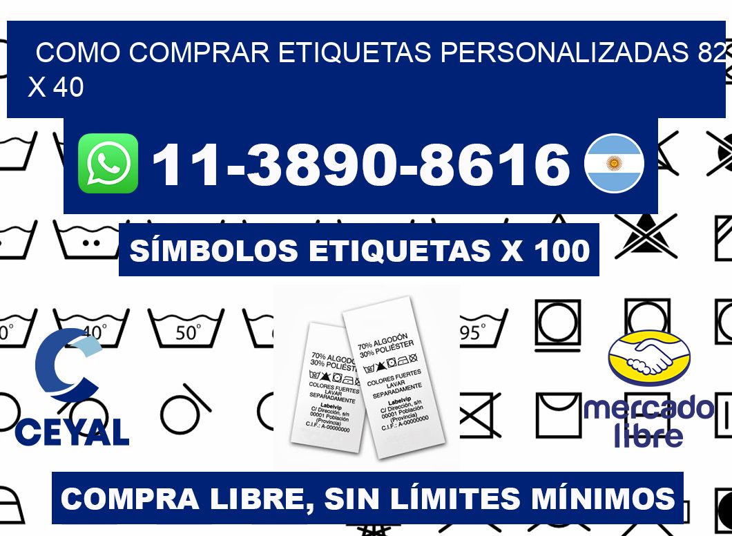 como comprar etiquetas personalizadas 82 x 40