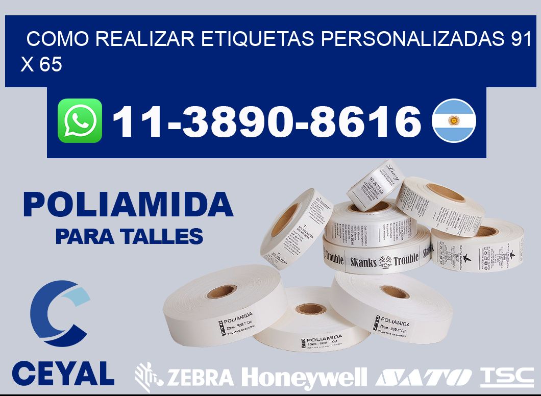 como realizar etiquetas personalizadas 91 x 65