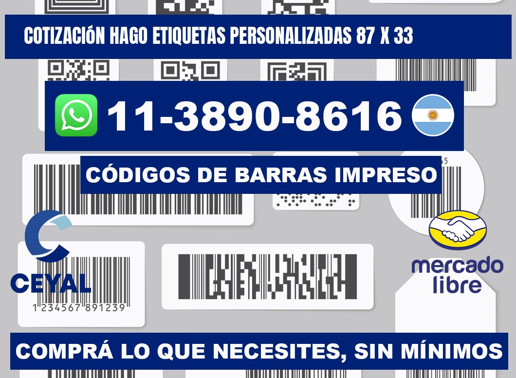 cotización hago etiquetas personalizadas 87 x 33