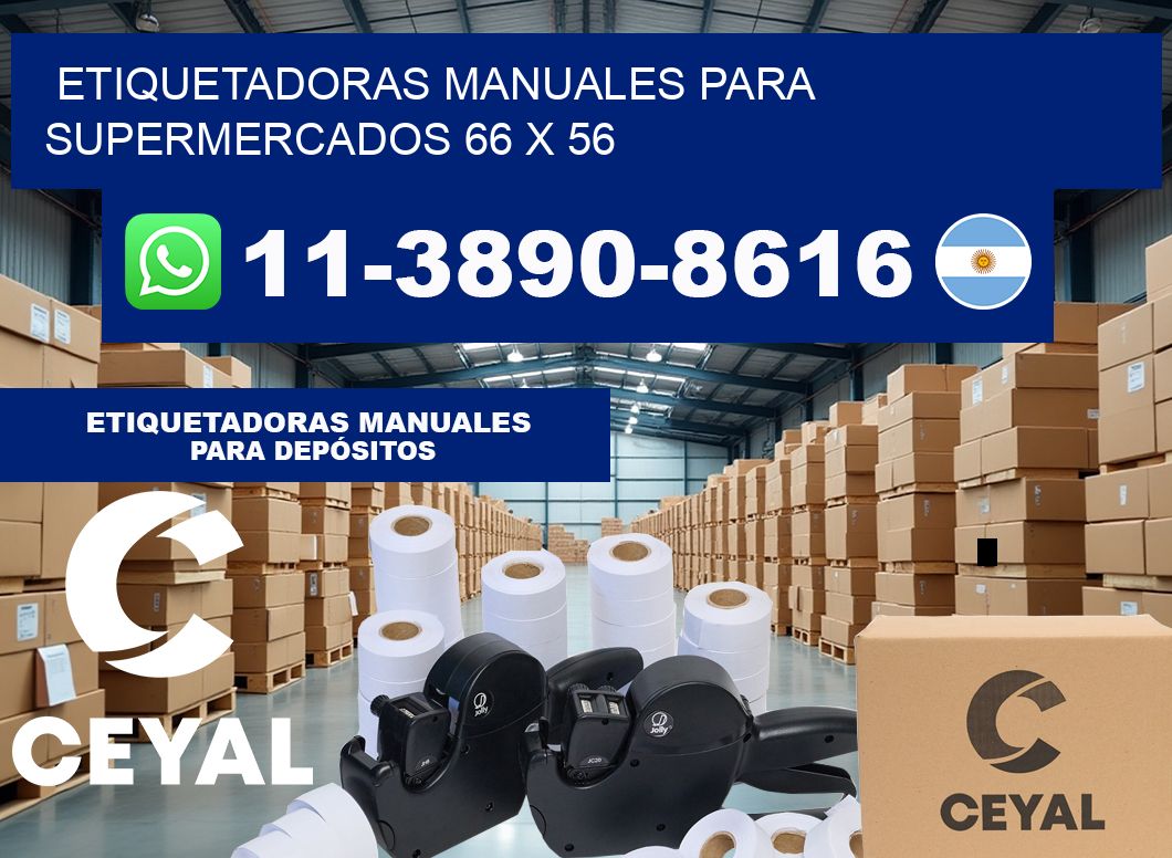 etiquetadoras manuales para supermercados 66 x 56