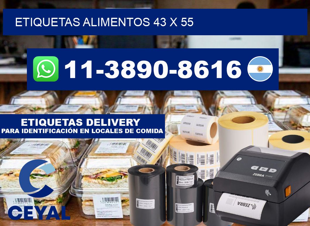 etiquetas alimentos 43 x 55