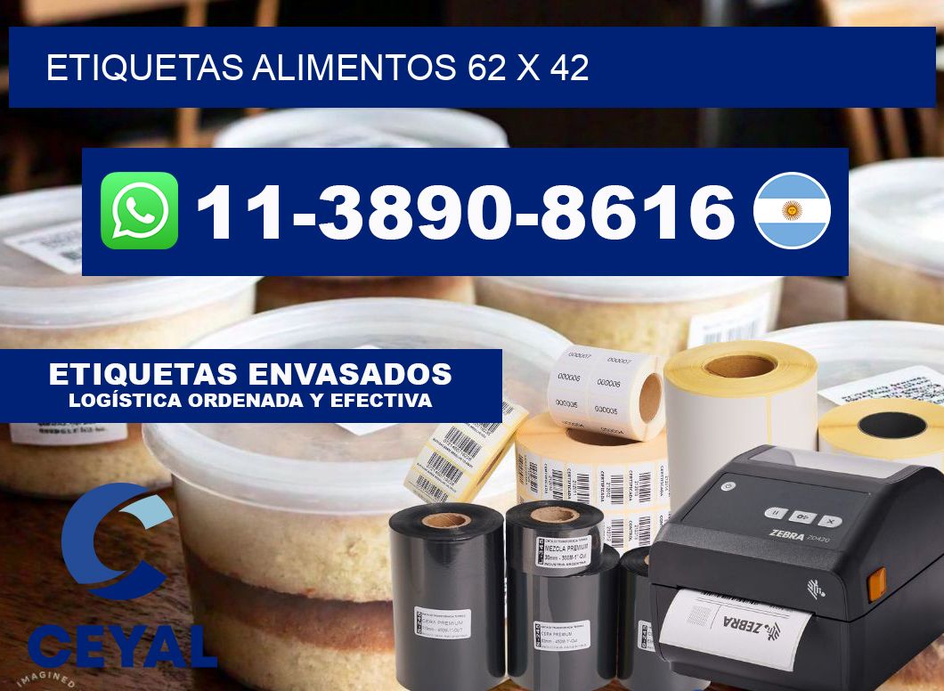 etiquetas alimentos 62 x 42