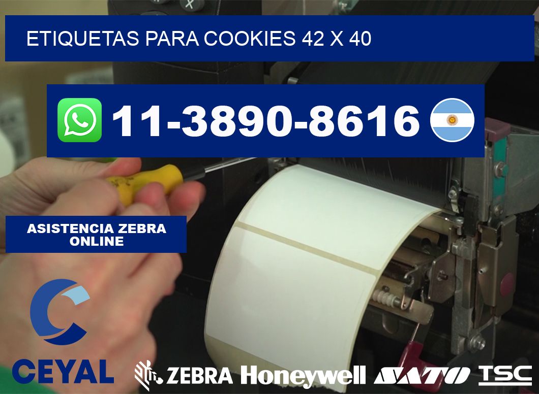 etiquetas para Cookies 42 x 40