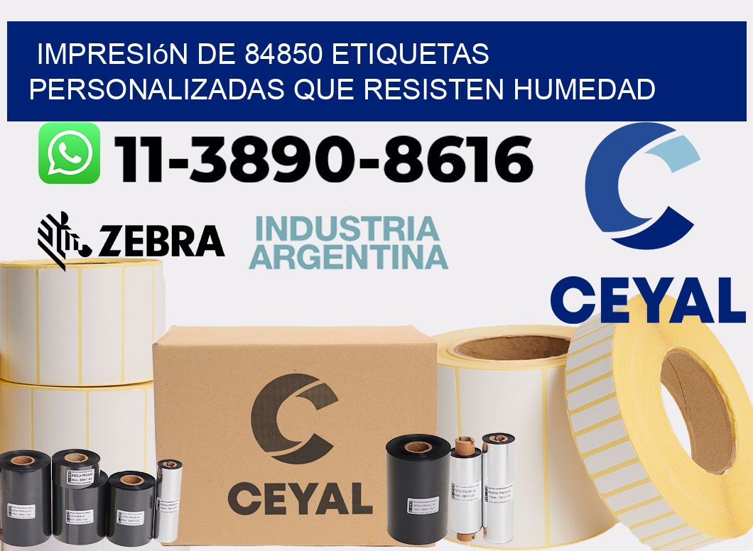 impresión de 84850 etiquetas personalizadas que resisten humedad