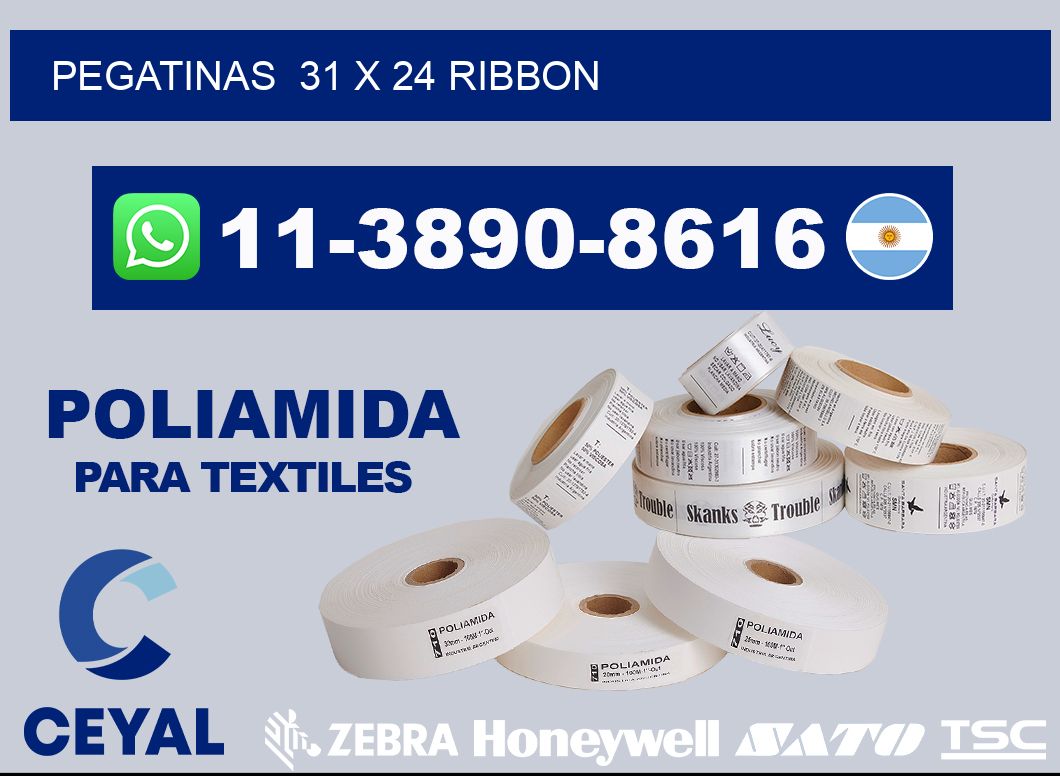 pegatinas  31 x 24 ribbon