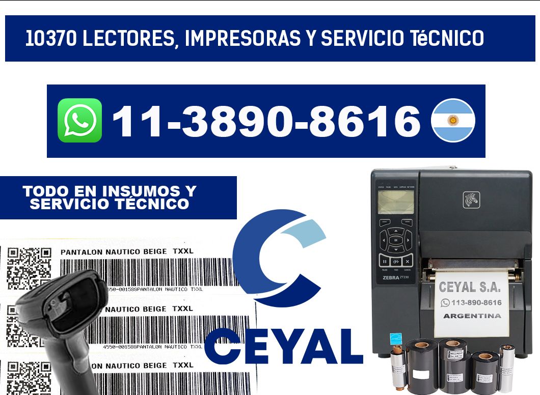 10370 Lectores, Impresoras y Servicio Técnico