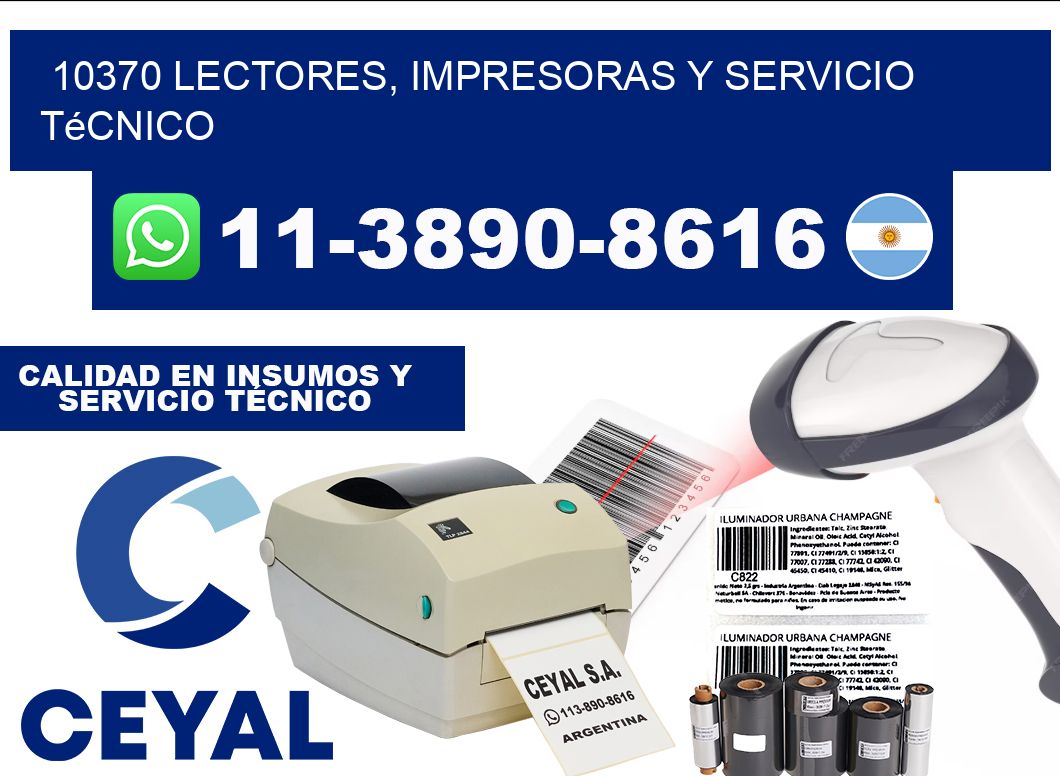 10370 Lectores, Impresoras y Servicio Técnico