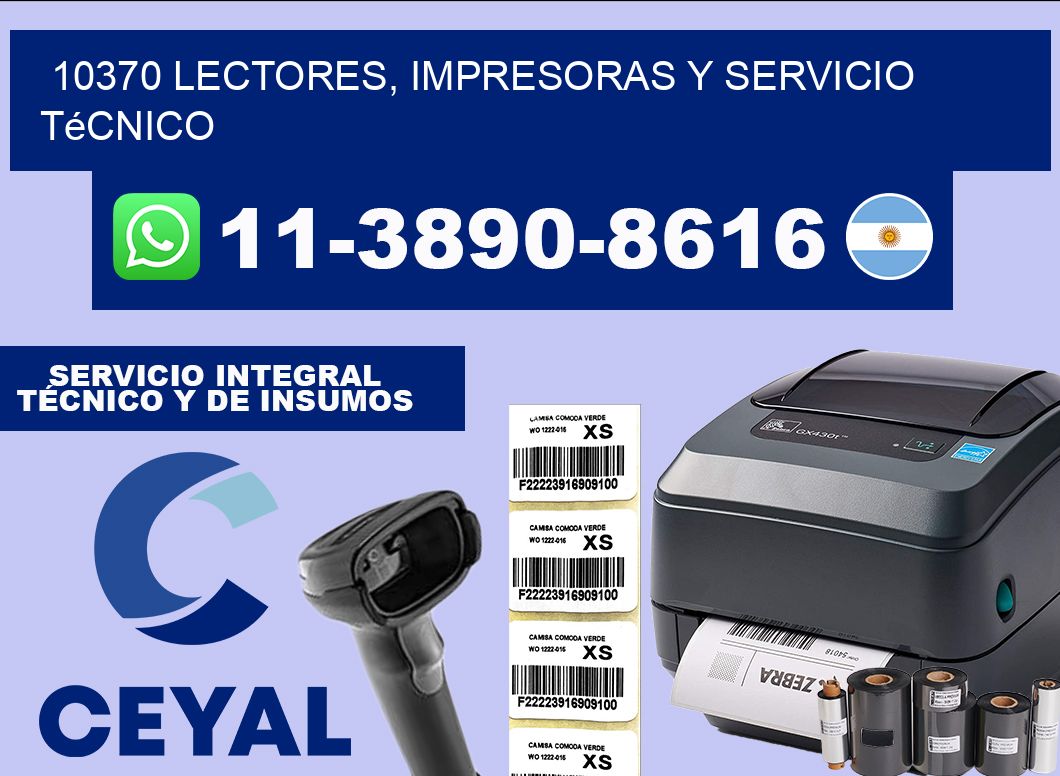 10370 Lectores, Impresoras y Servicio Técnico