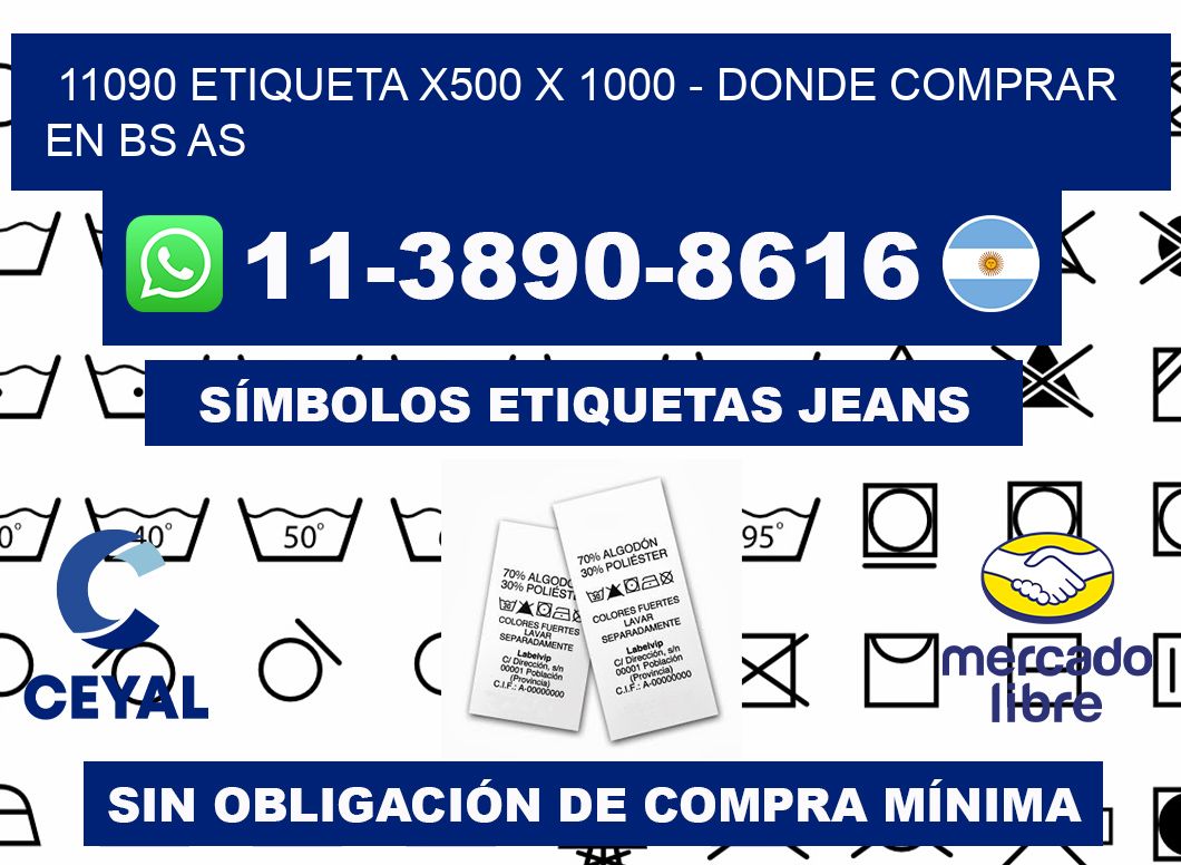 11090 etiqueta x500 x 1000 - Donde Comprar en bs as