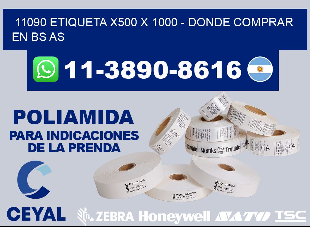 11090 etiqueta x500 x 1000 - Donde Comprar en bs as