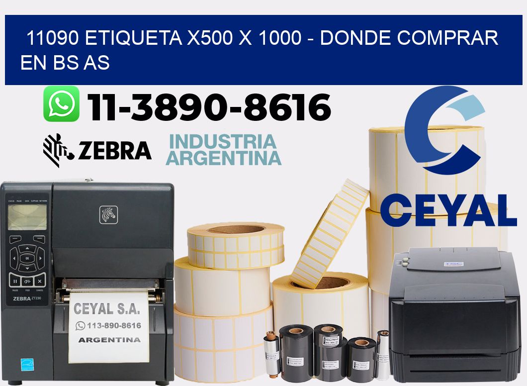 11090 etiqueta x500 x 1000 - Donde Comprar en bs as