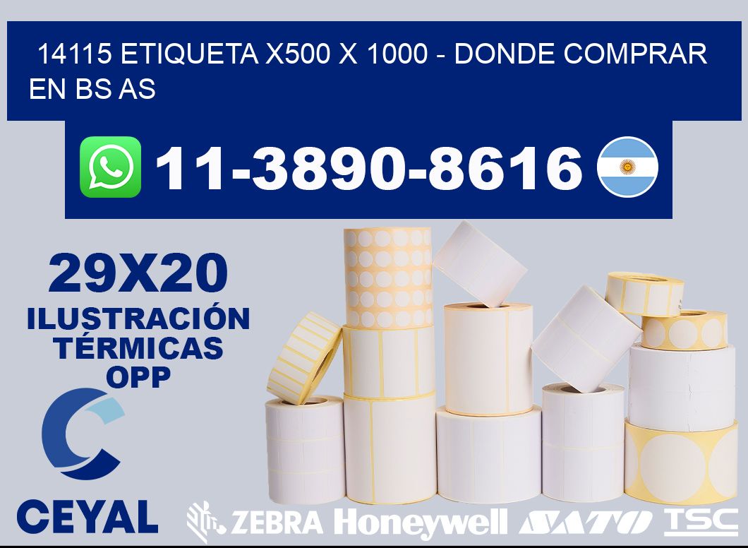 14115 etiqueta x500 x 1000 - Donde Comprar en bs as