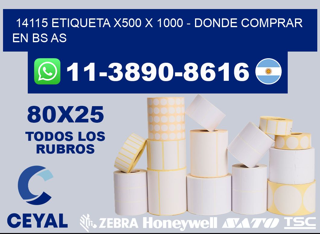 14115 etiqueta x500 x 1000 - Donde Comprar en bs as