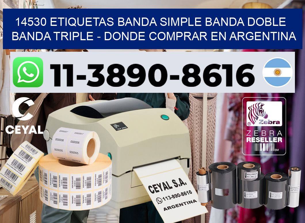 14530 etiquetas banda simple banda doble banda triple – Donde Comprar en Argentina