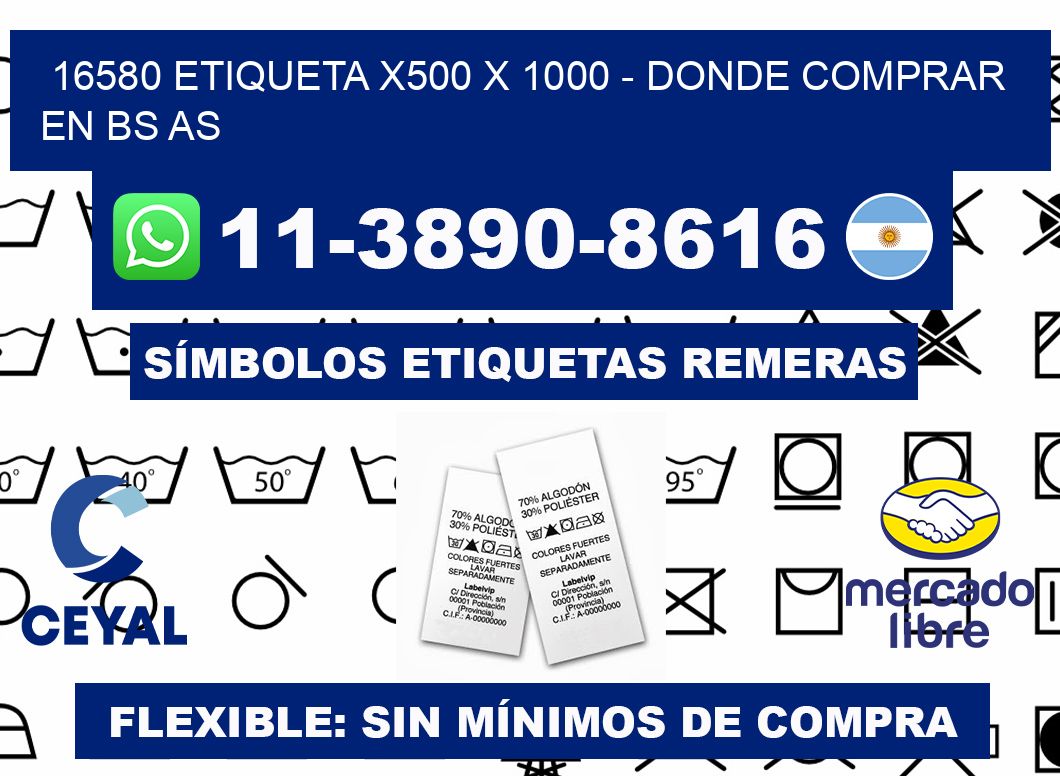 16580 etiqueta x500 x 1000 - Donde Comprar en bs as