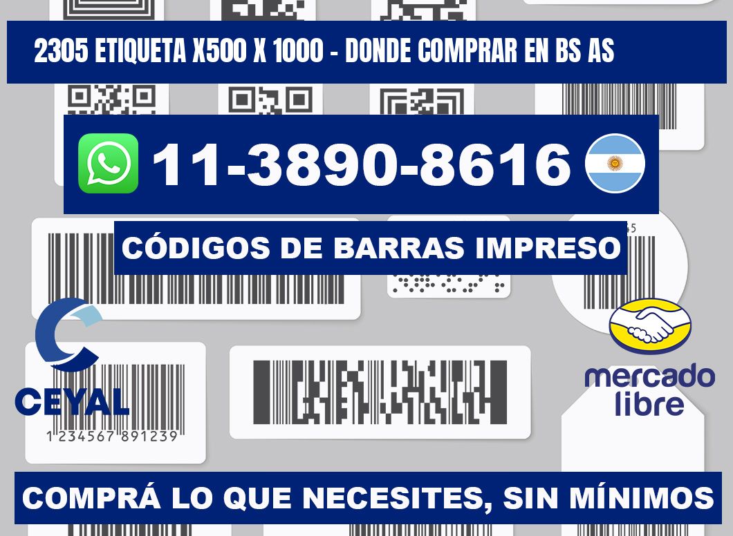 2305 etiqueta x500 x 1000 - Donde Comprar en bs as