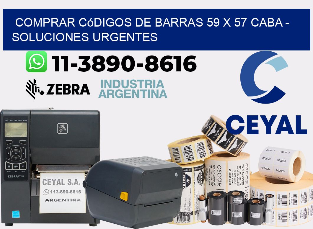 Comprar códigos de barras 59 x 57 CABA - soluciones urgentes