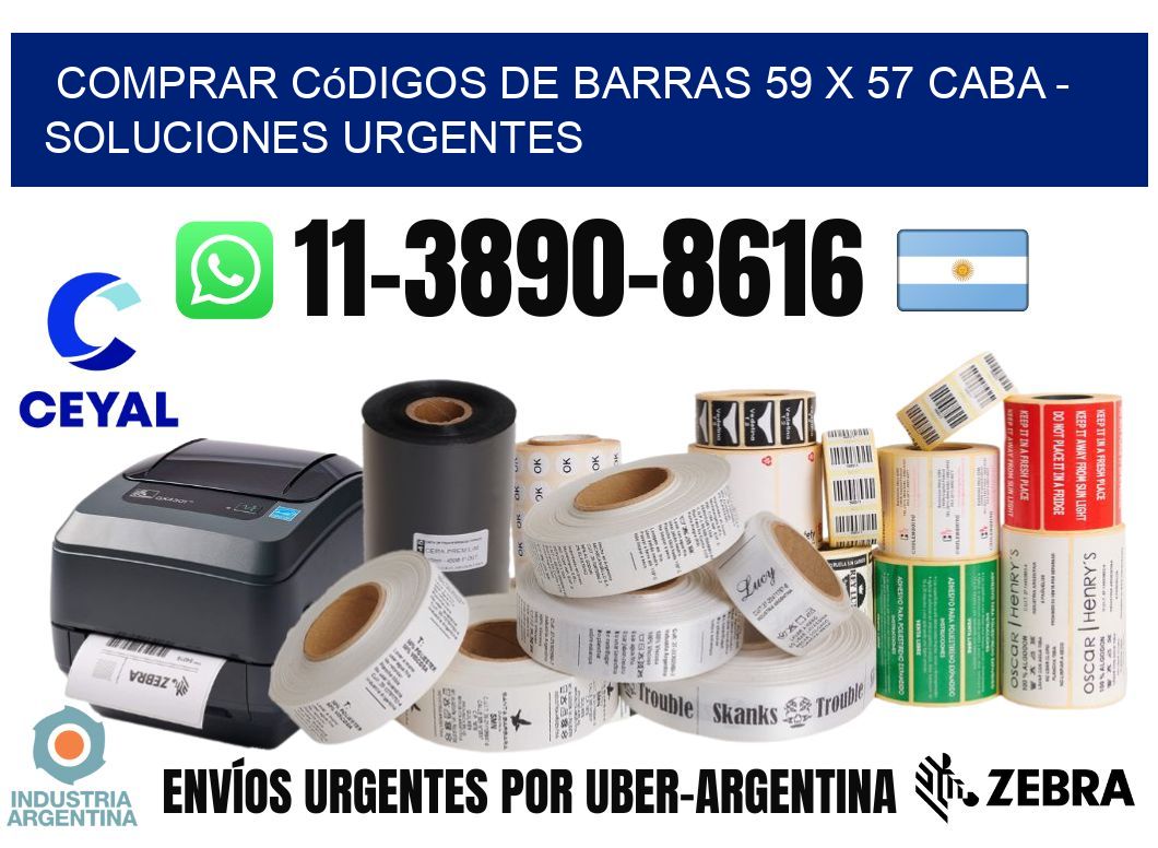 Comprar códigos de barras 59 x 57 CABA - soluciones urgentes