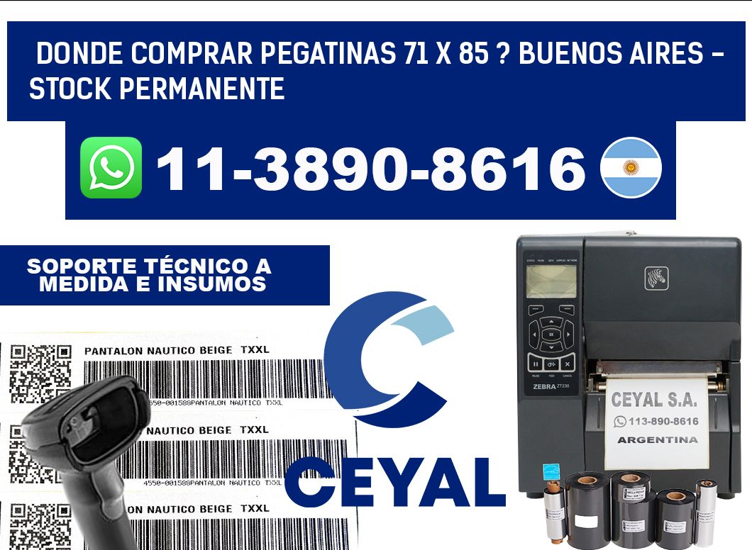 Donde Comprar pegatinas 71 x 85 ? Buenos Aires - Stock permanente