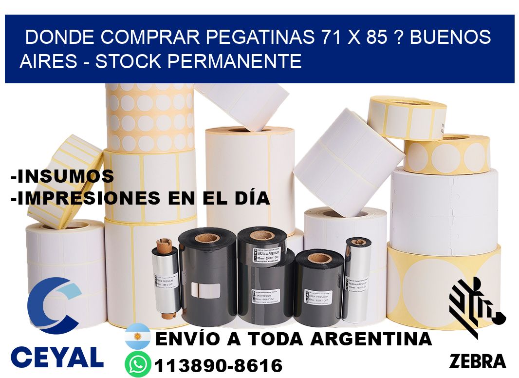 Donde Comprar pegatinas 71 x 85 ? Buenos Aires - Stock permanente