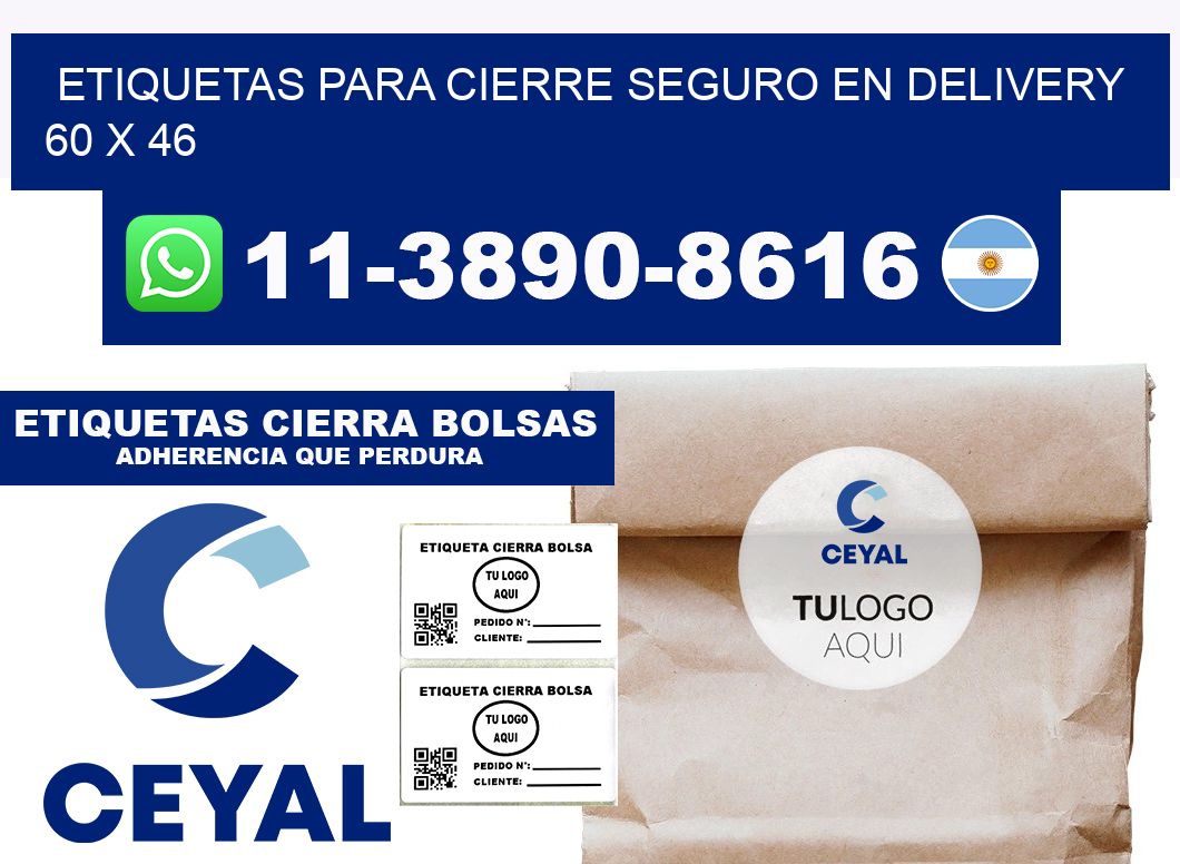 ETIQUETAS PARA CIERRE SEGURO EN DELIVERY 60 x 46
