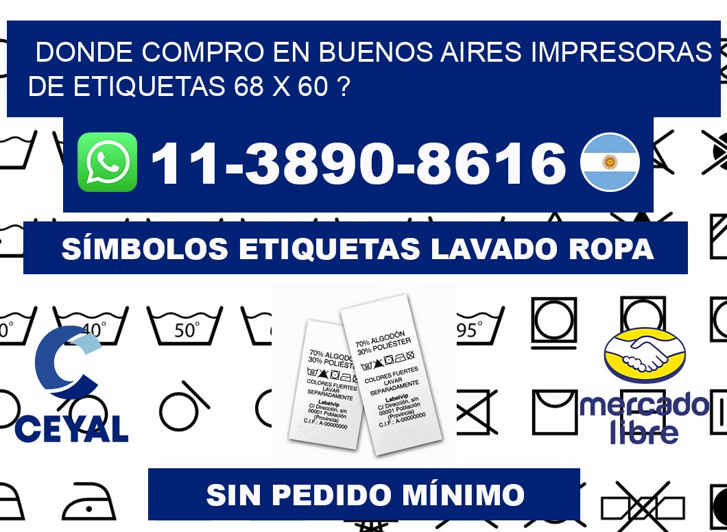 donde compro en buenos aires impresoras de etiquetas 68 x 60 ?