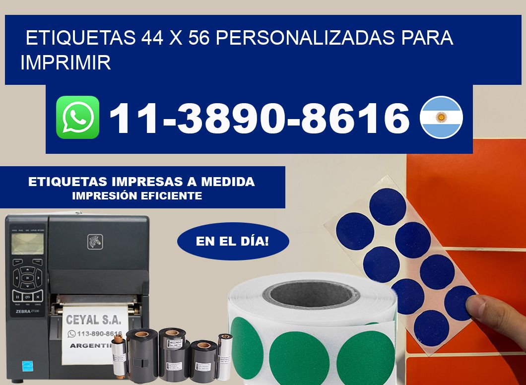 etiquetas 44 x 56 personalizadas para imprimir