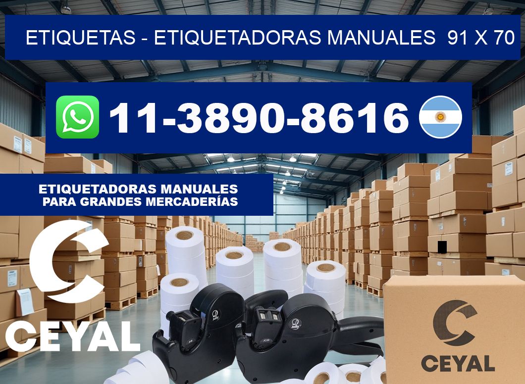 etiquetas – Etiquetadoras Manuales  91 x 70