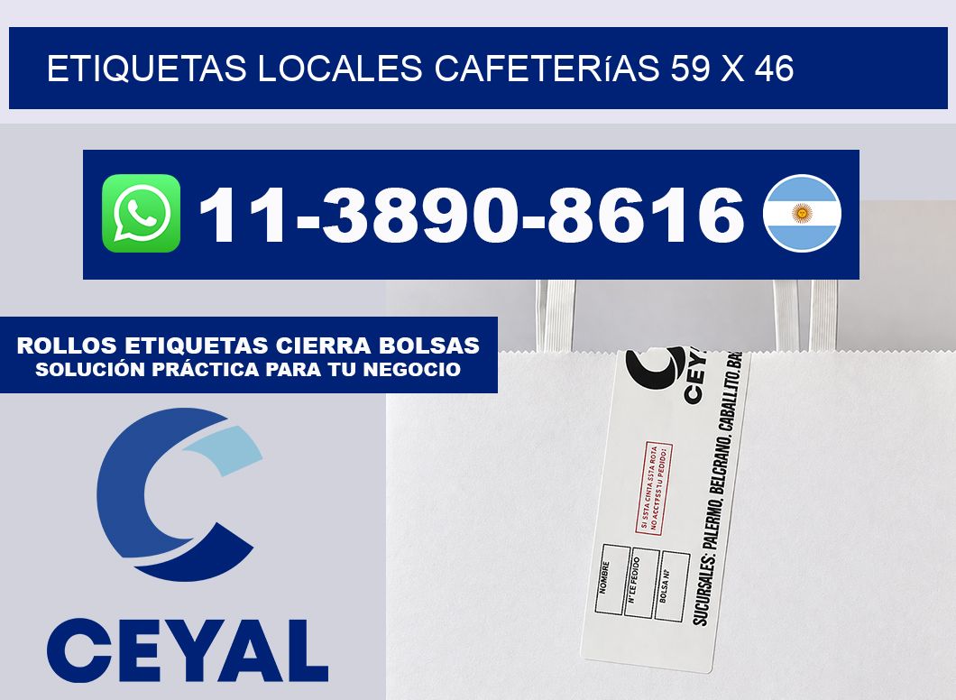 etiquetas locales cafeterías 59 x 46